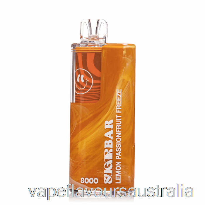 Vape Flavours Australia Sugar Bar SB8000 Disposable Lemon Passionfruit Freeze
